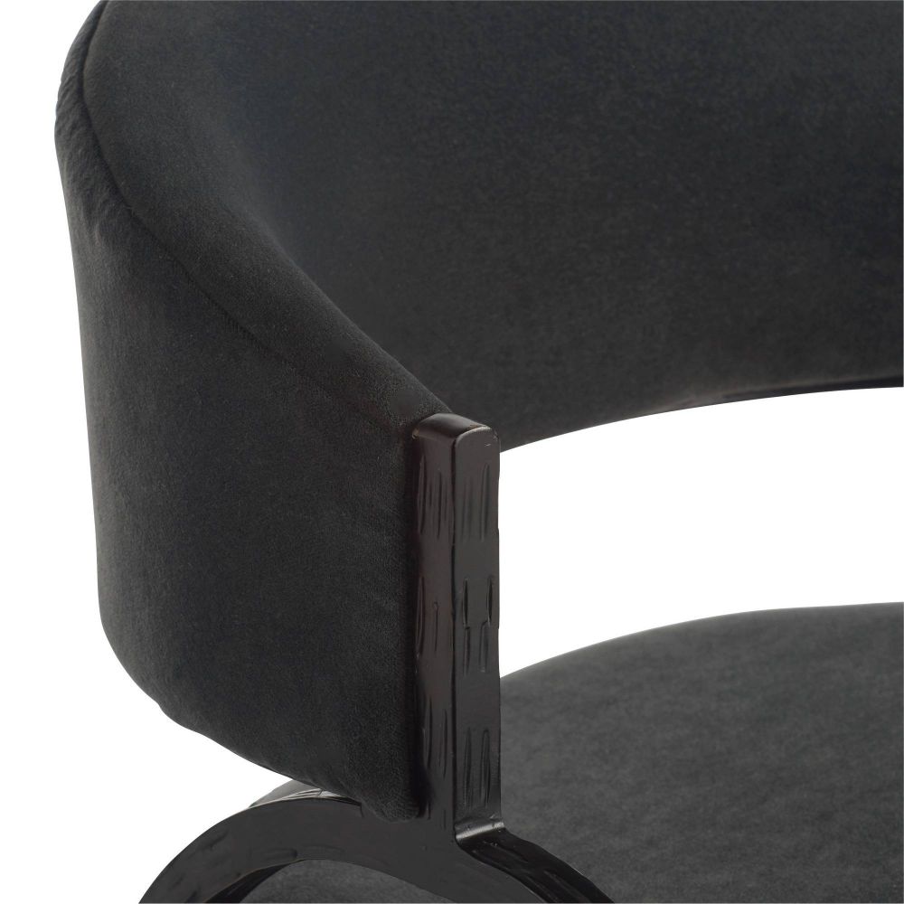 Zelise Midnight Grey Dining Chair