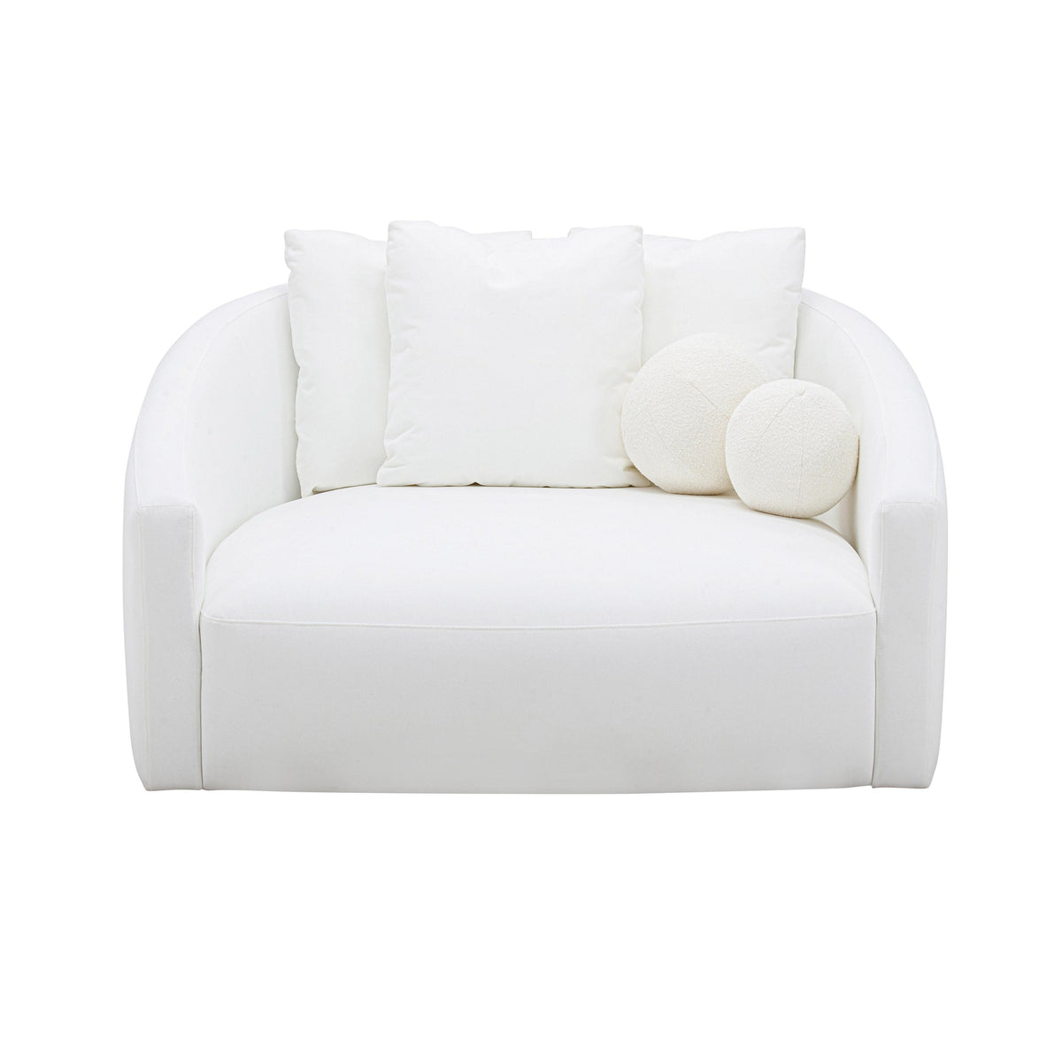Nihan Cream Performance Linen Daybed