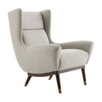 Maira Fossil Tweed Lounge Chair