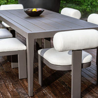 Verah White Outdoor Dining Chair