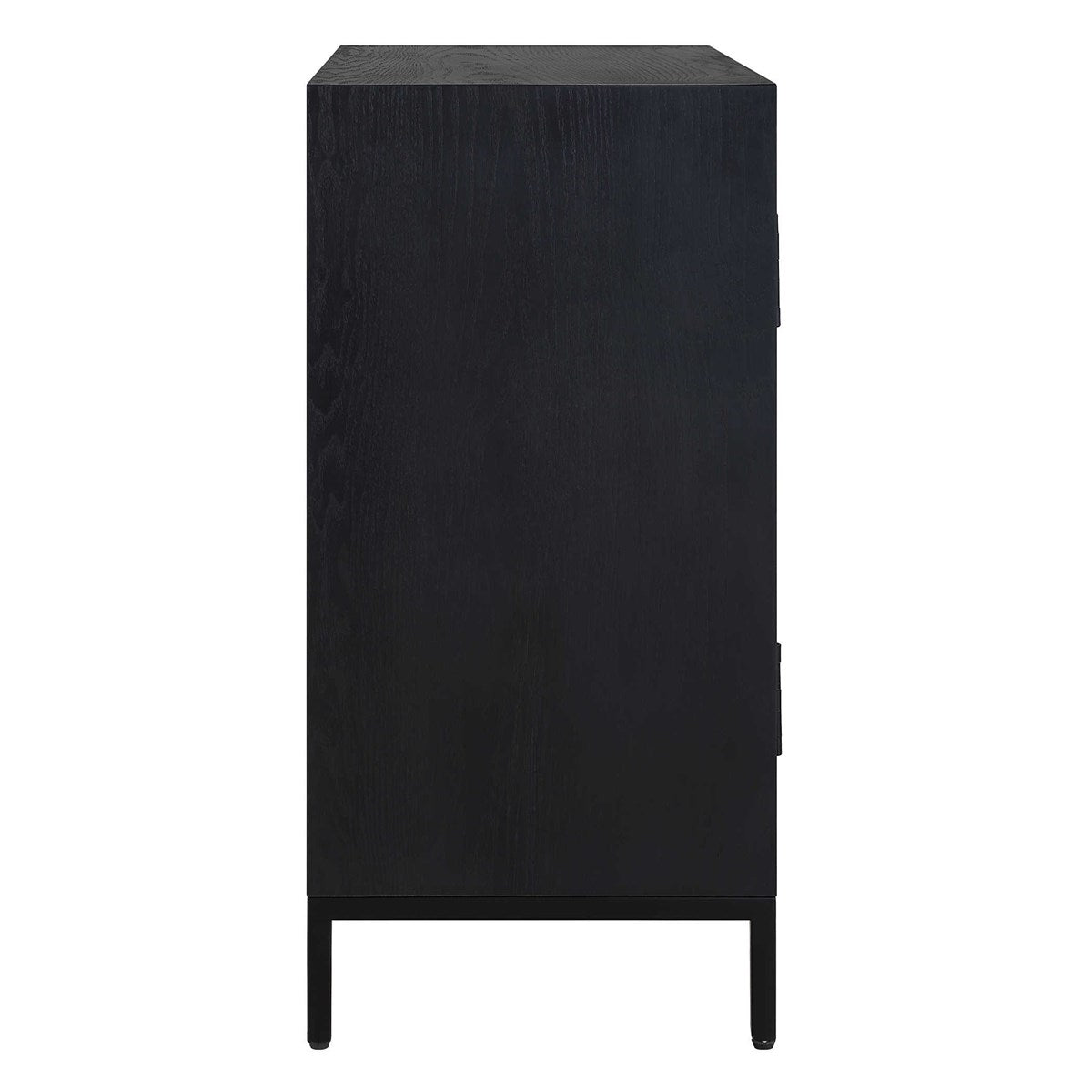 Charolette 2 Door Black Matte Cabinet