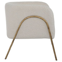 Netta Off-White Accent Chair