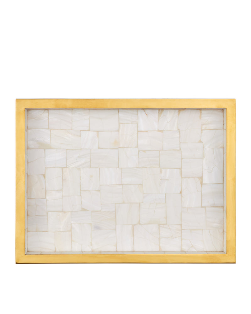 Theodora Mother of Pearl Tray (Set of 2)