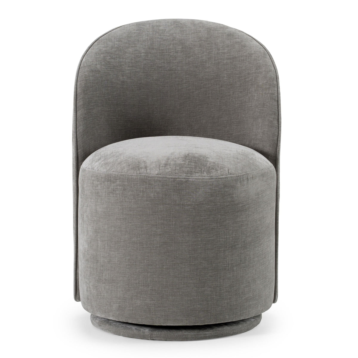 Bridget Modern Grey Swivel Dining Chair