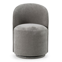Bridget Modern Grey Swivel Dining Chair