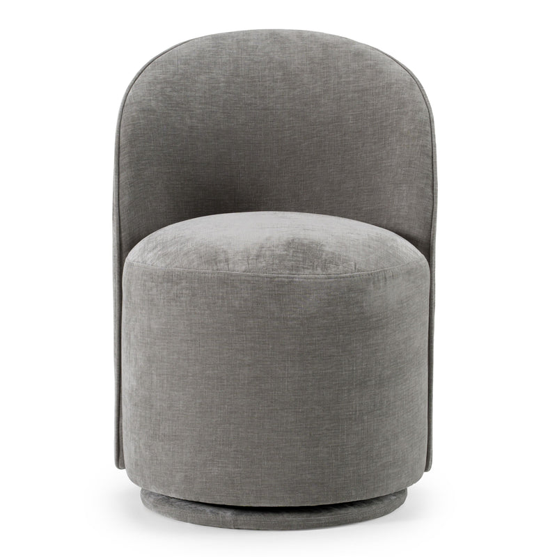 Bridget Modern Grey Swivel Dining Chair