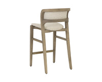 Arco Oatmeal Solid Ash Wood Counter Stool
