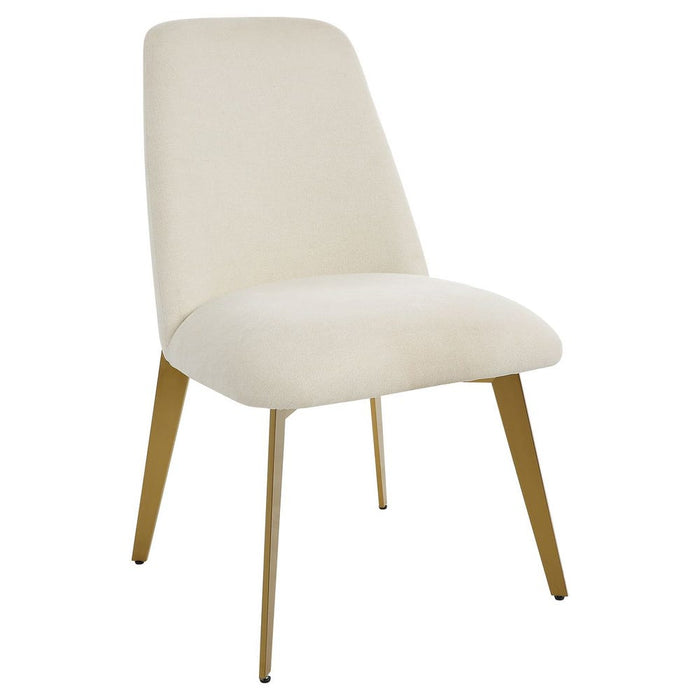Taylor Frost Dining Chair With Brass Legs