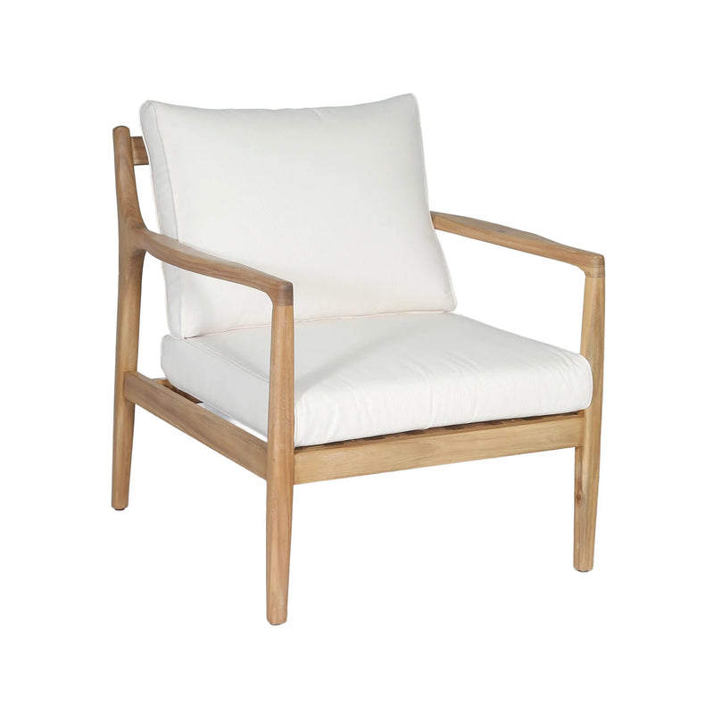 Ellie Outdoor Acacia Accent Chair