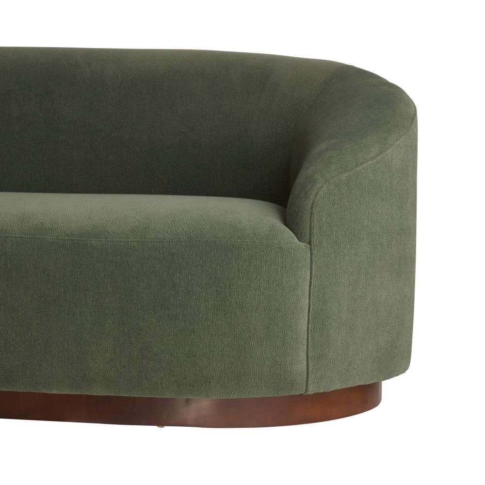 Emilee 108" Sofa Sofa Pine Performance Chenille Dark Walnut