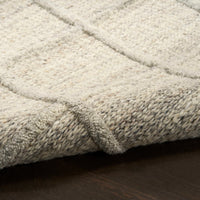 Marian Silver Wool Area Rug