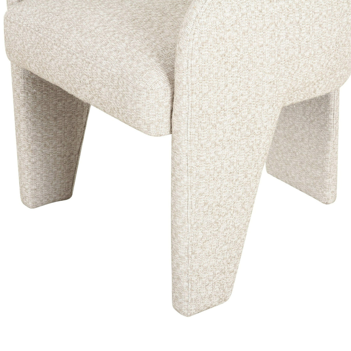 Claude Modern Beige Fabric Dining Chair