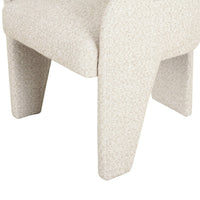 Claude Modern Beige Fabric Dining Chair