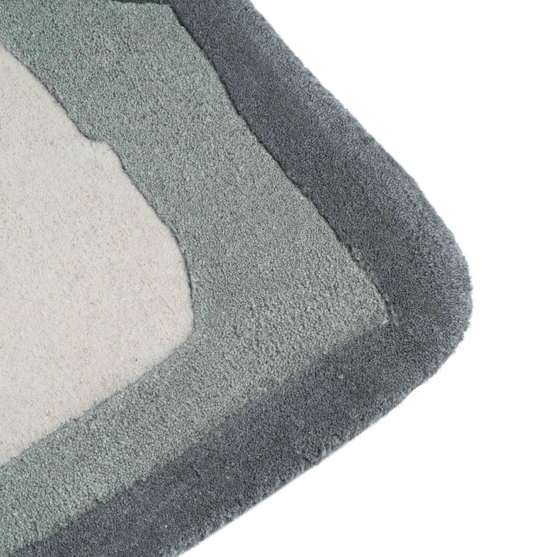 Torrence Curves Grey & Natural Area Rug