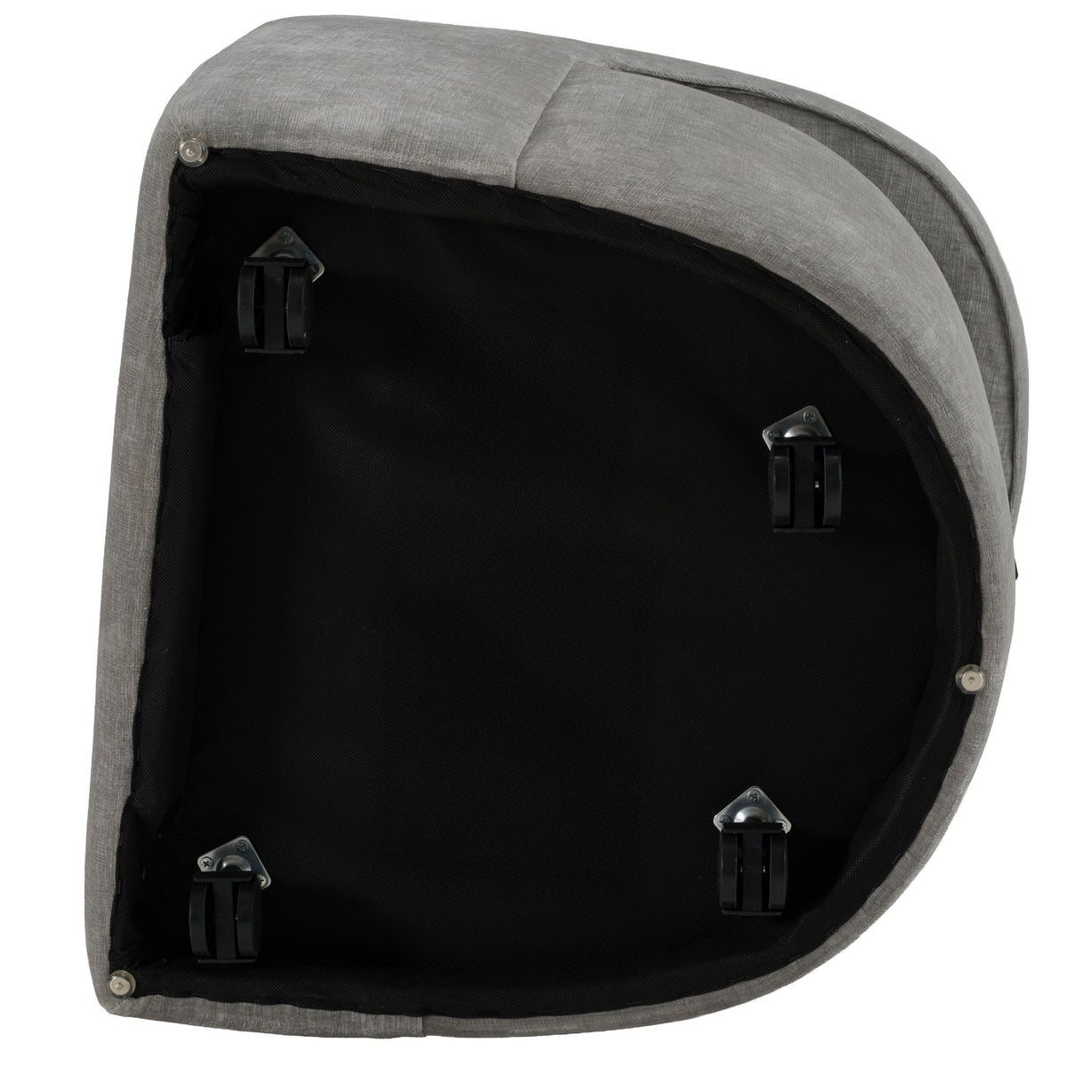 Gastra Grey Modern Fabric Dining Chair