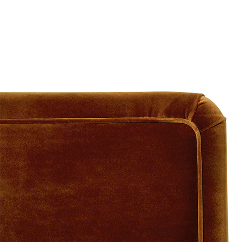 Georgina Velvet Rust Accent Chair