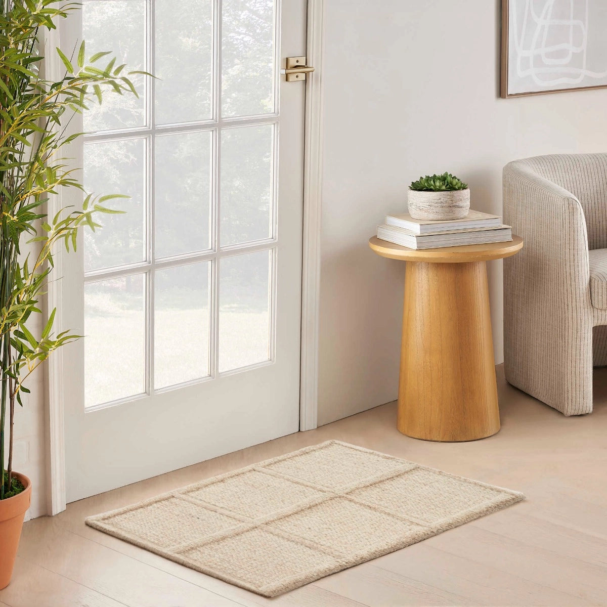 Marian Sand Wool Area Rug