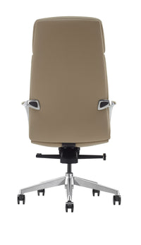 Ollie Modern Tan Vegan Leather Office Chair