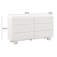 Tammy White 6-Drawer Dresser