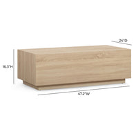 Tye Natural 47" Rectangular Coffee Table