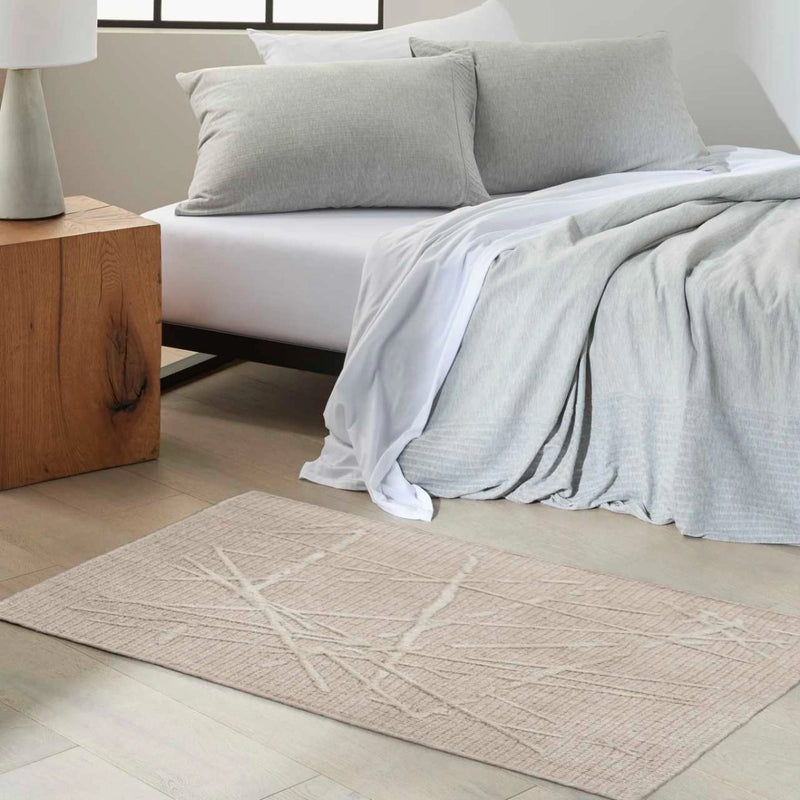 Alexis Modern Rrhythmic Taupe Area Rug