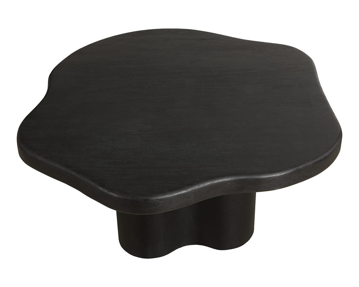 Bellona Black Solid Acacia Wood Dining Table