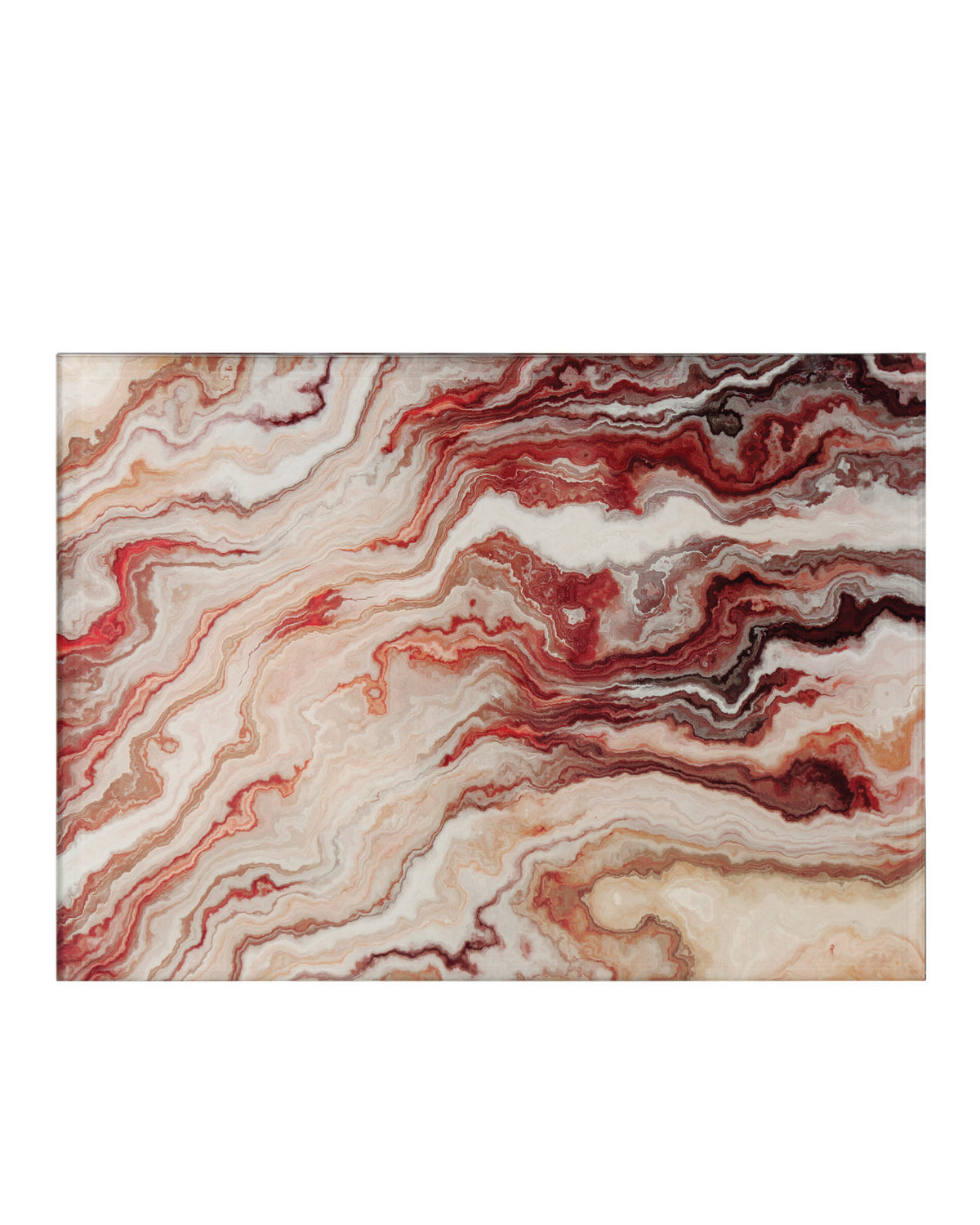 Celestial Red Swirl Boxes (Set of 2)