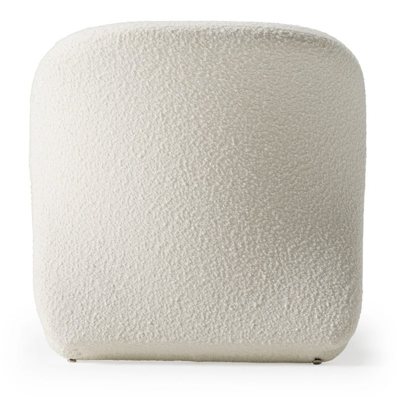 Rondo Modern White Accent Chair