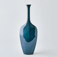 Silhouette Blue Ceramic Vase (3 Sizes Available)