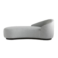 Emilee 71" Iceberg Linen Grey Ash Chaise