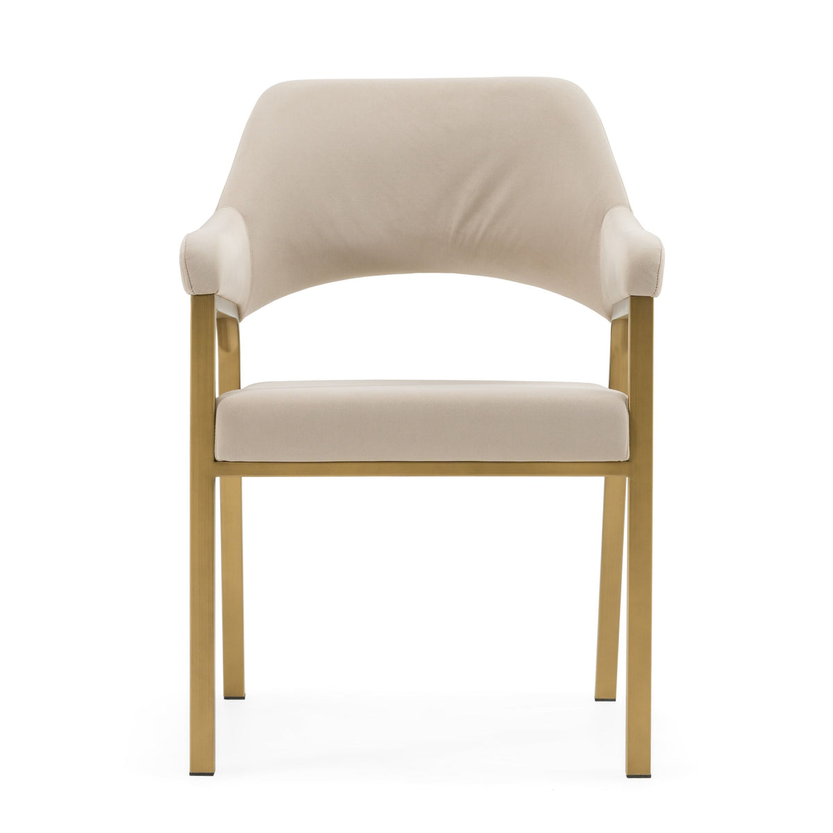 Alice Modern Beige & Gold Dining Chair