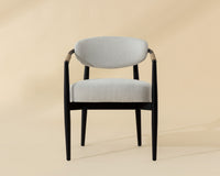 Marita Cream & Black Indoor/Outdoor Armchair