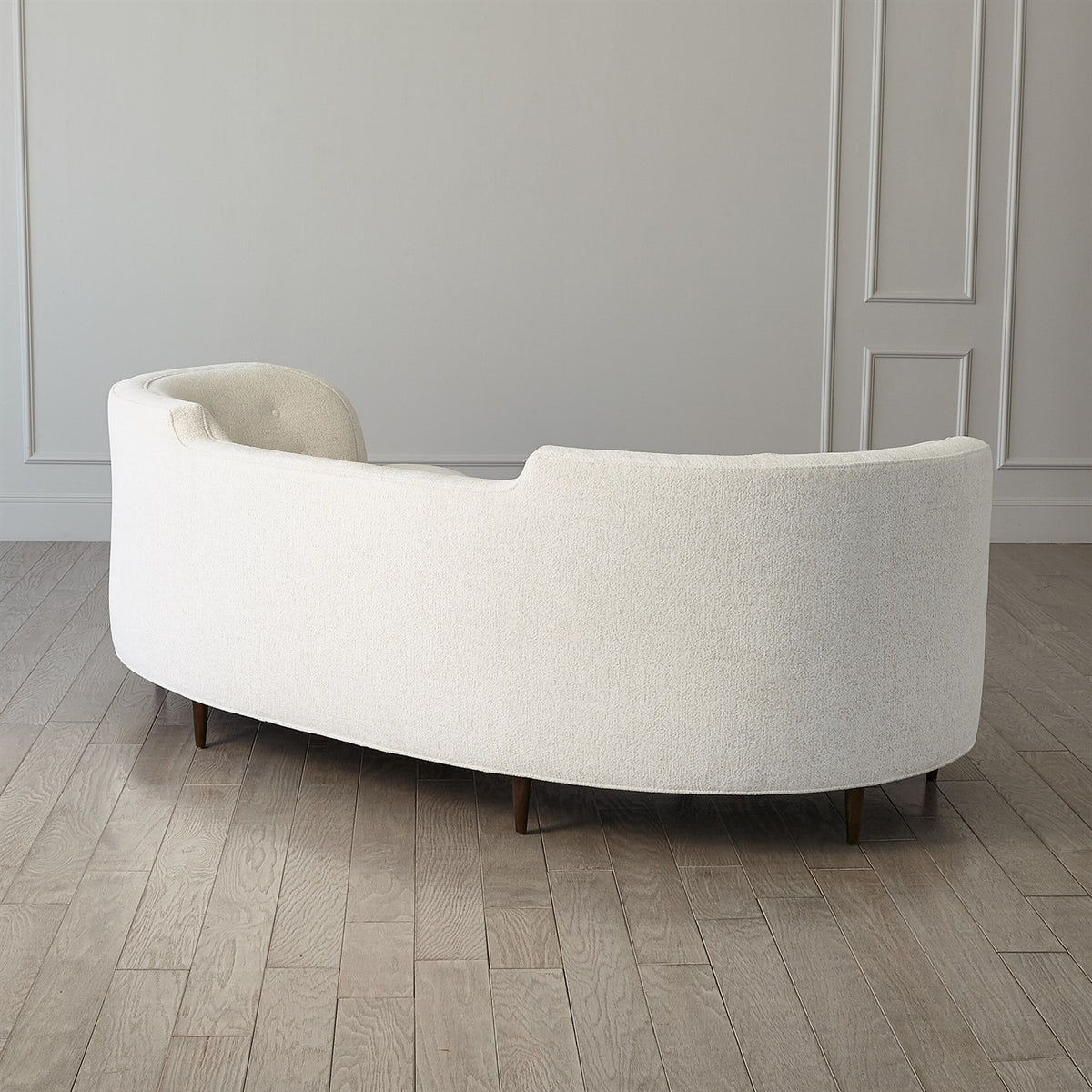 Lauren 89.5 Stylishly Curved Sofa With Legs