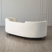 Lauren 89.5 Stylishly Curved Sofa With Legs