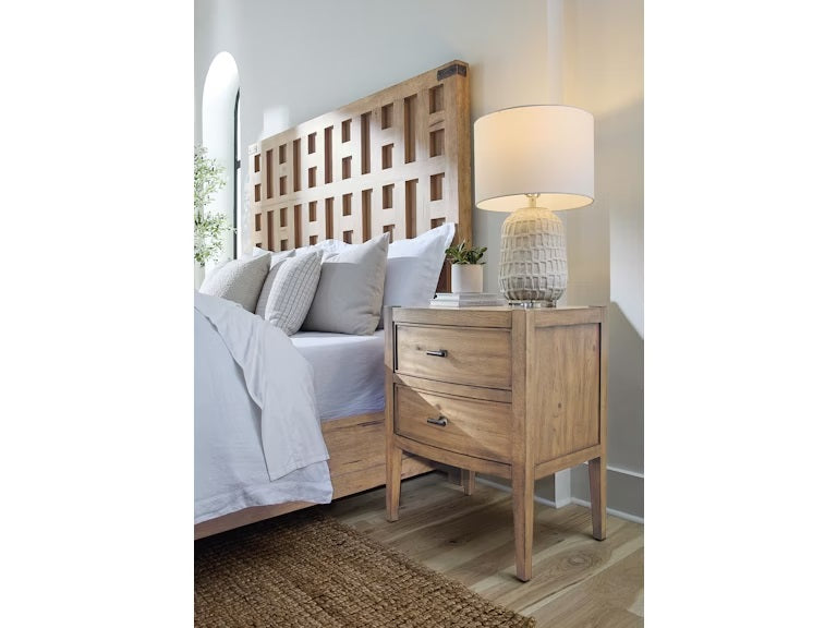 Colt Light Wood Panel Bed