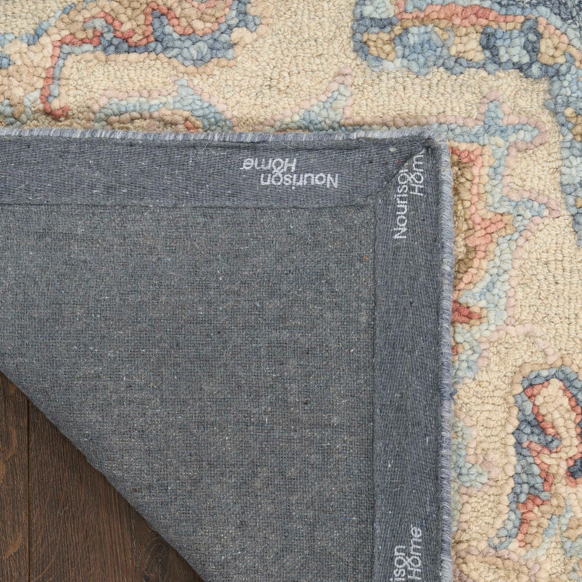 Goldie Blue Ivory Wool Persian Style Area Rug