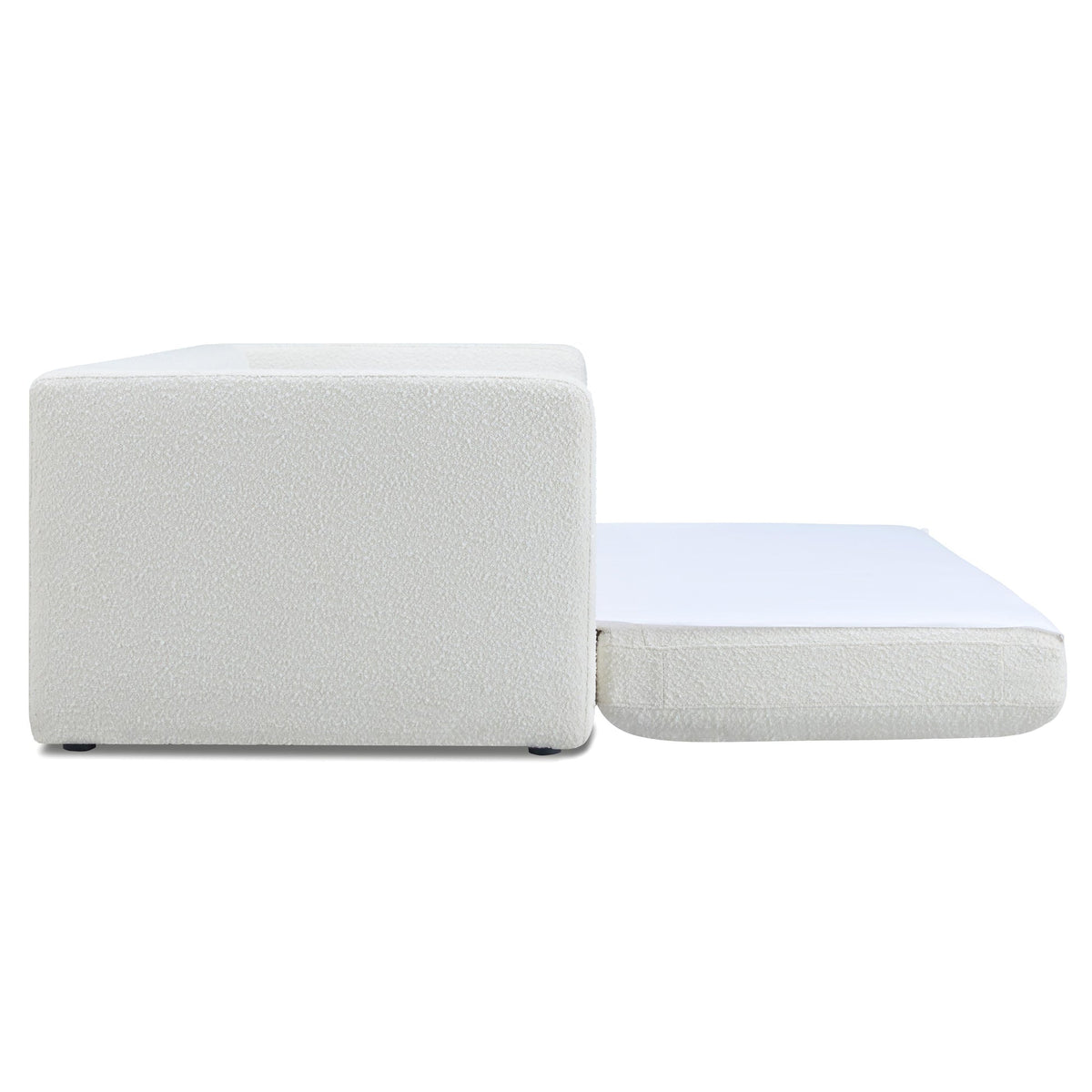 Reese  91" Cream Performance Boucle Sofa Bed