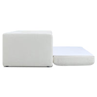 Reese  91" Cream Performance Boucle Sofa Bed