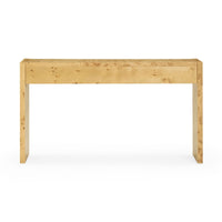 Ada 54" Natural Burl Console Table