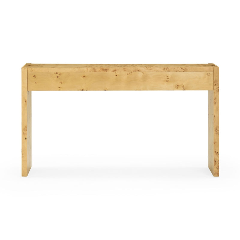 Ada 54" Natural Burl Console Table