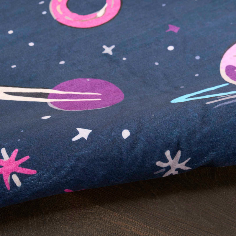 Space Black Area Rug