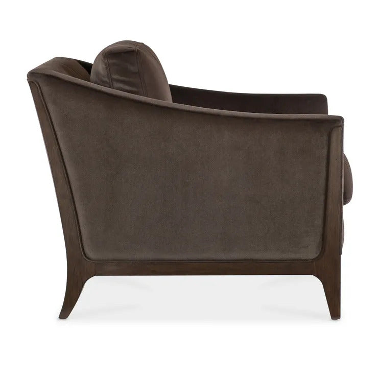 Hudson Elegant Brown Accent Chair