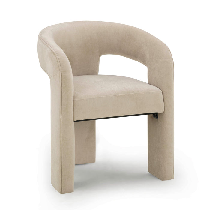 Malone Taupe Performance Chenille Dining Chair
