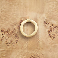 Emma 42" Burl Wood With Satin Brass Chest
