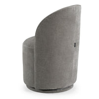 Bridget Modern Grey Swivel Dining Chair