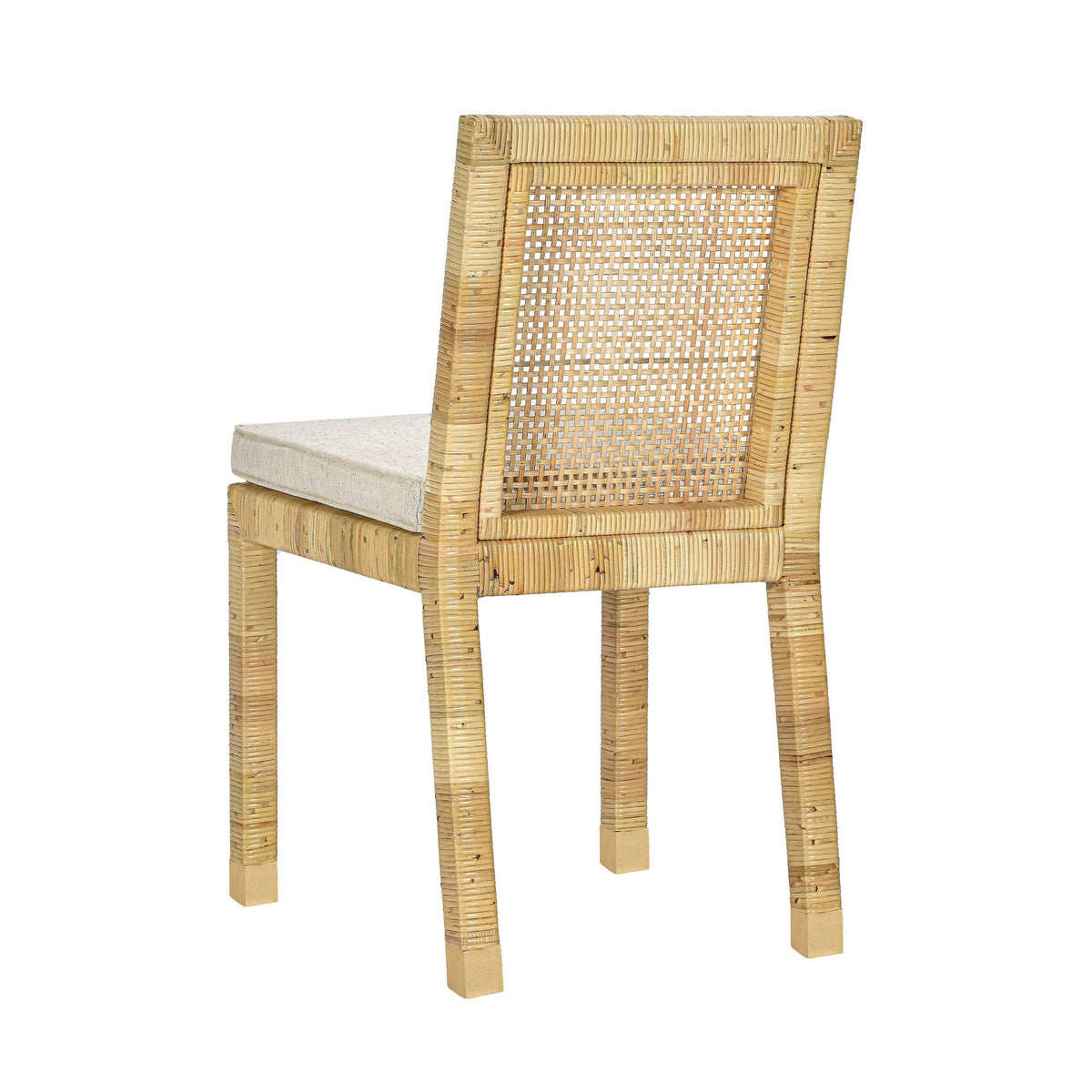 Eden Cream Contract Grade Linen Dining Chair