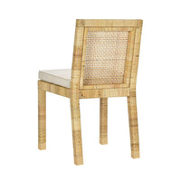 Eden Cream Contract Grade Linen Dining Chair