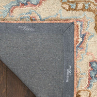 Goldie Rust Ivory Wool Persian Style Area Rug
