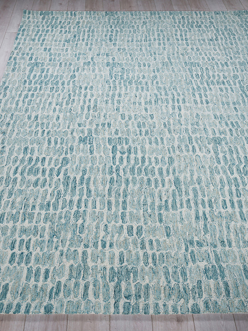 Reign Turquoise  Luxury Area Rug
