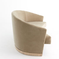 Ginger Velvet Loveseat